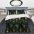 Abstract Duvet Cover Set - Gold And Green Art Deco Opulence-1153030252