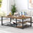 47" Adjustable Shelf Modern Coffee Table, Brown-1523920142