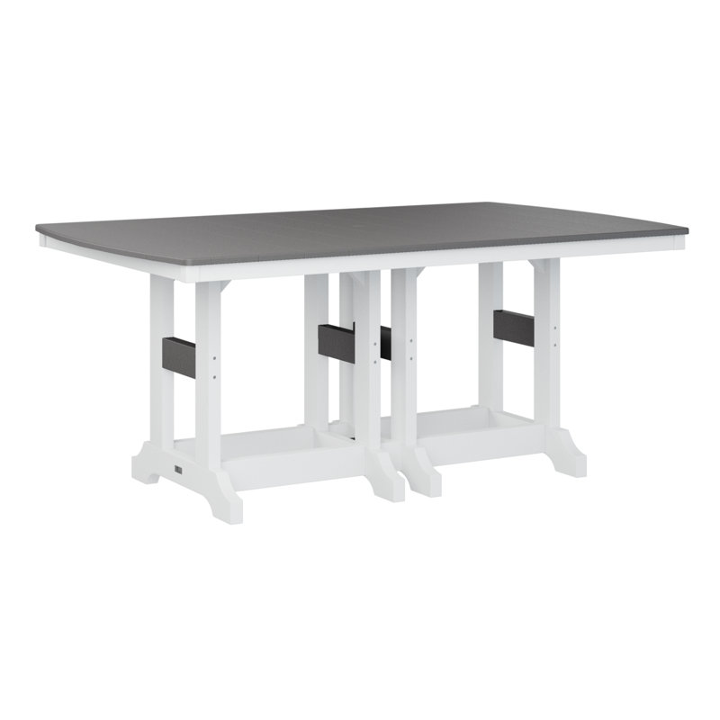 Table de salle à manger Calabria, Gris fumée, H 35,5 po x l 72 po x P 44 po