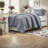 Durable Twin Xl Bedding Sets, Polyester Striped Modern Dorm Home