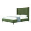 Lit rembourré en velours de taille moyenne Promenade Mid-Century-1820302986-1820303222