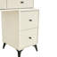 Fluted Makeup Vanity Desk With Round LED  Mirror And Lights, Modern Glass Top Big Vanity Table With 4 Drawers & Adjustable Shelves, Dressing Table Set  With Stools Table With Movable Side Table