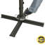 Kashton 400cm X 300cm Rectangular Cantilever Parasol-258160369