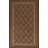 Brown Kilim Wool Area Rug 7x10