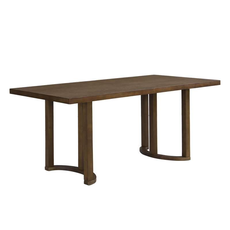 Harlan Rectangular Dining Table, 30" H x 69" L x 35" W, Walnut