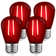 0.5 Watt S14 LED Colored String Light Bulb, E26/Medium (Standard) Base