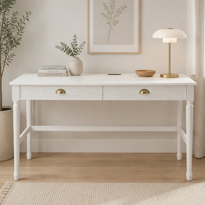 Bureau de 152 cm (60 po) pour la maison, bureau en bois, table d'étude, poste de travail moderne multifonctionnel/table de coiffeuse