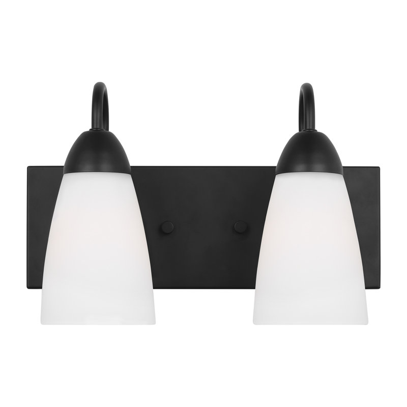 Seville Two Light Wall / Bath from Generation Lighting , No, Midnight Black
