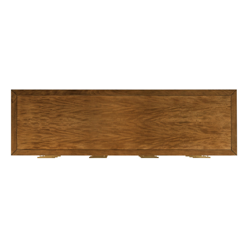 Bordeux 9 Drawer 68" W Dresser, Hazelnut