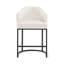 Tabouret de comptoir rembourré Alyce-199716827