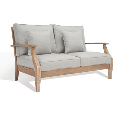 Samya 56" Eucalyptus Patio Loveseat
