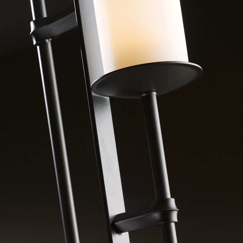 Rook 65.8" Floor Lamp, Black, Opal