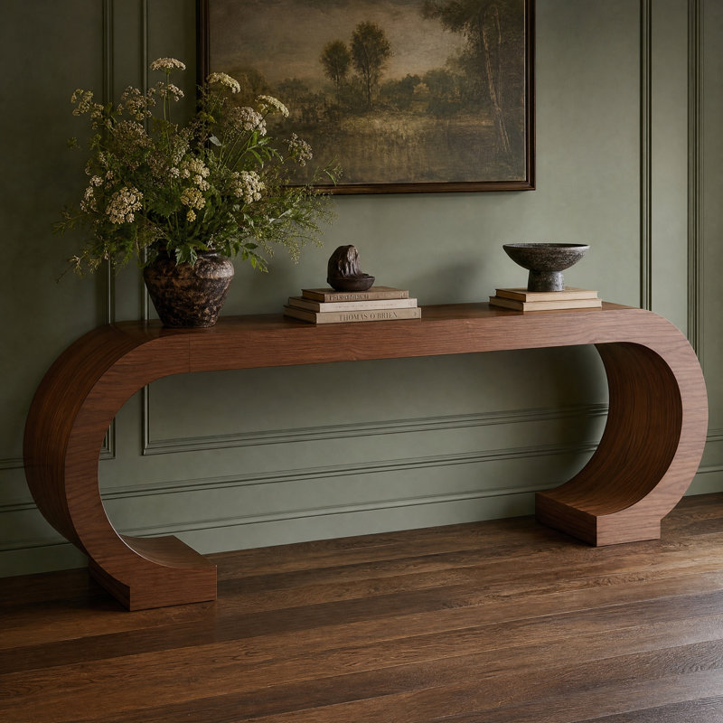 79" Extra Long Arched Sofa Console Table