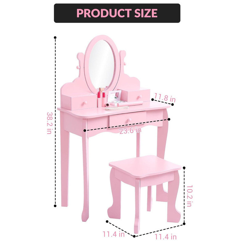 Kids with Mirror, Pink