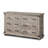 Quan 54"W Farmhouse 6-Drawers Dresser with Ample Storage Space, Light Gray-346758584