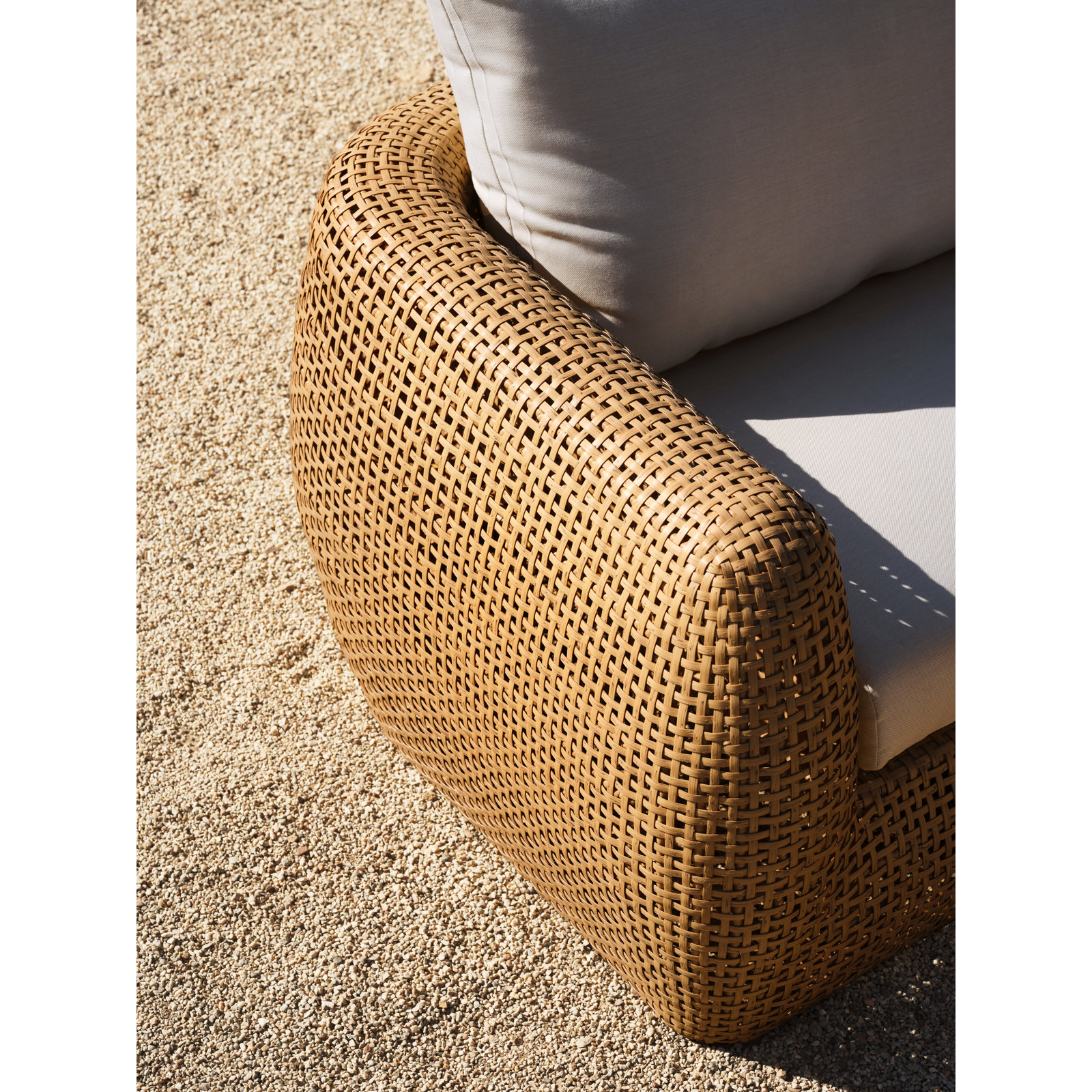 Sydney Sunbrella® Patio Lounge Chair, Olefin Linen