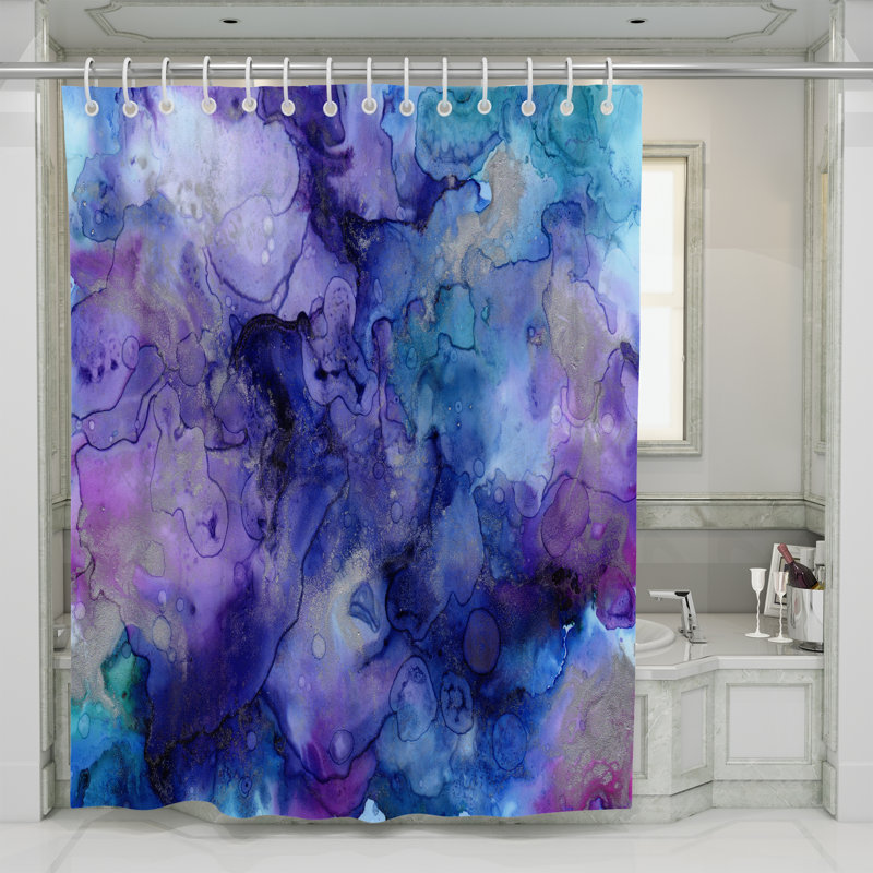 Wally Abstract Shower Curtain, 70" x 72"