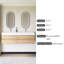 Meuble-lavabo mural 72 po avec lavabo à surface solide intégré-1220926476