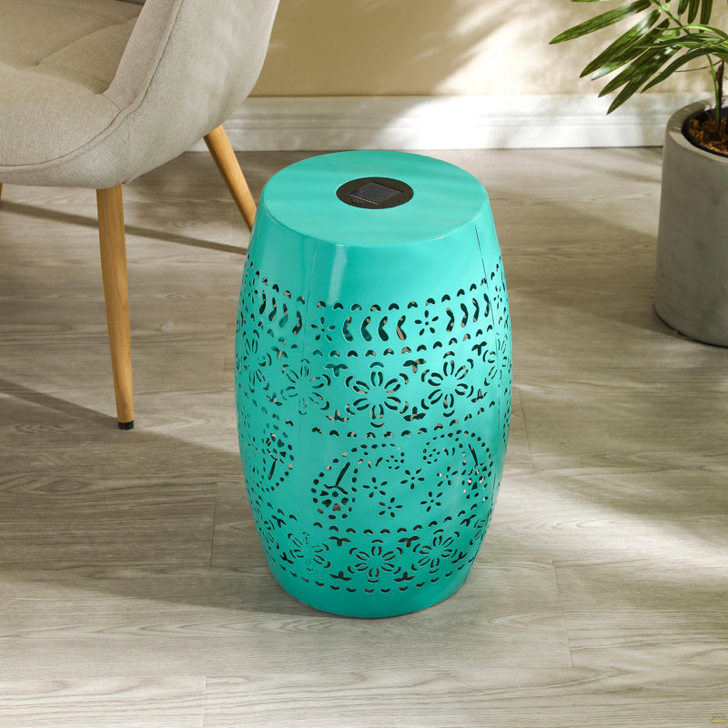 Solar Side Table, Teal