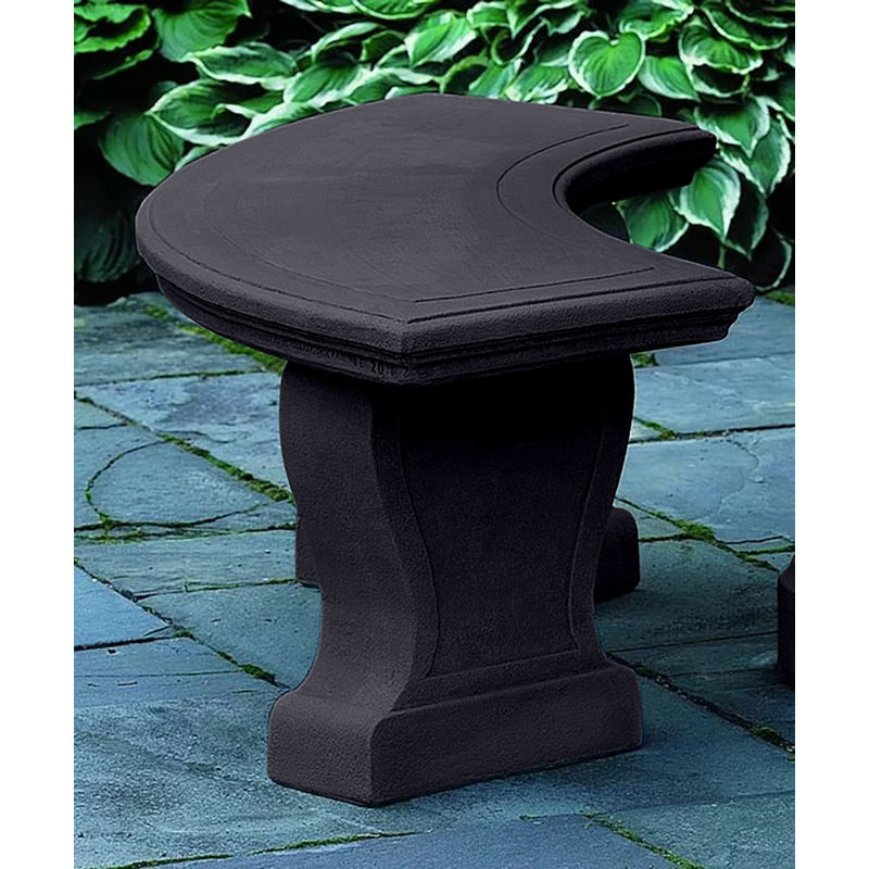 Banc de jardin en pierre Palladio, Nero Nuovo