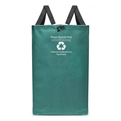Labeled Recycling Bag with Handles