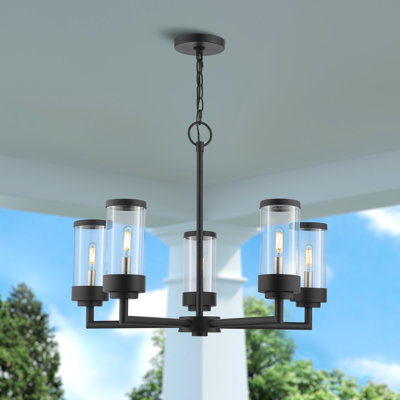 Binghamton 5 - Light Outdoor Chandelier