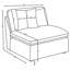 Chaise sans accoudoirs Greeley