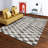 Honeycomb Matrix Black Area Rug-70063401