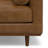 Morrison 42"W Upholstered Mid-Century Modern Arm Chair with Bolster Pillows-110809739