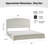 Finnin 81”W Modern Upholstered Platform Bed With Washable Slipcover-112208317-112208319