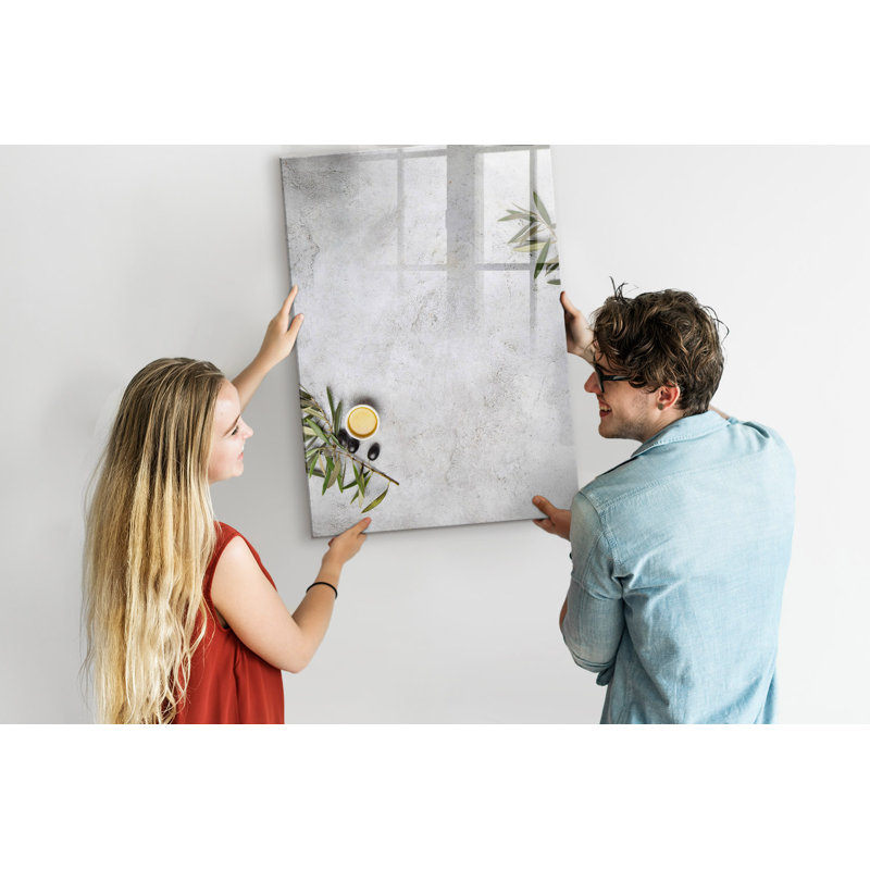 Magnetic Glass Photo Memo Board