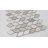Silvleaf 12.21 in. x 13.39 in. Geometric Matte Aluminum Mosaic Tile-60816845