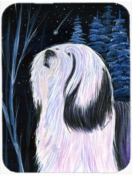 Carolines Treasures DAC4162MAT 18 X 27 In. Unisex Tibetan Spaniel Santa Claus Doormat
