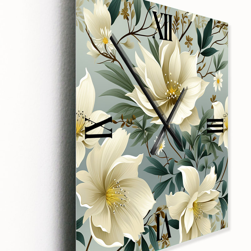 Jaliyha - Horloge murale moderne bohémienne et éclectique, Moyen