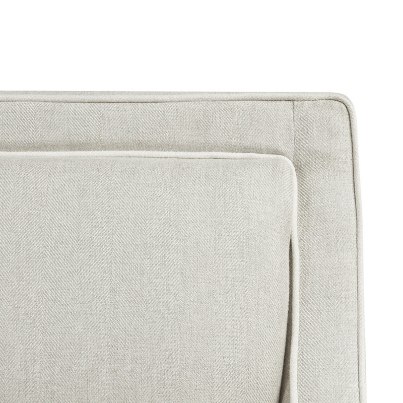 Comfortable Cream Arm Chair With Cozy Polyester Upholstery Perfect For Living Room Elegance