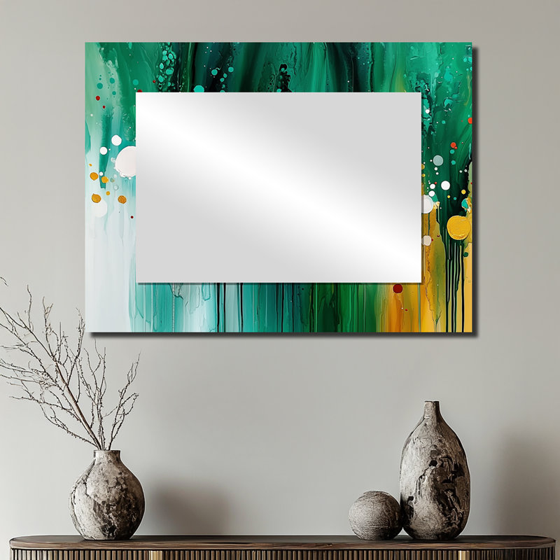 Miroir mural Mute Floral, 24 po x 32 po