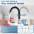 2-handle Bathroom Faucet with Drain Assembly-93332562