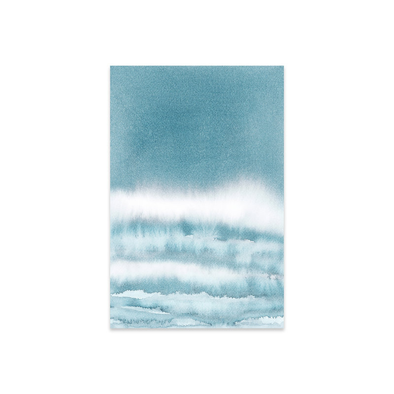 «Morning Waves», impression sur verre acrylique, H 24 po x l 16 po x P 0,25 po
