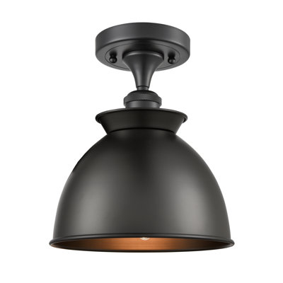 Plafonnier semi-encastré 1 lumière 8,5 po Erastus