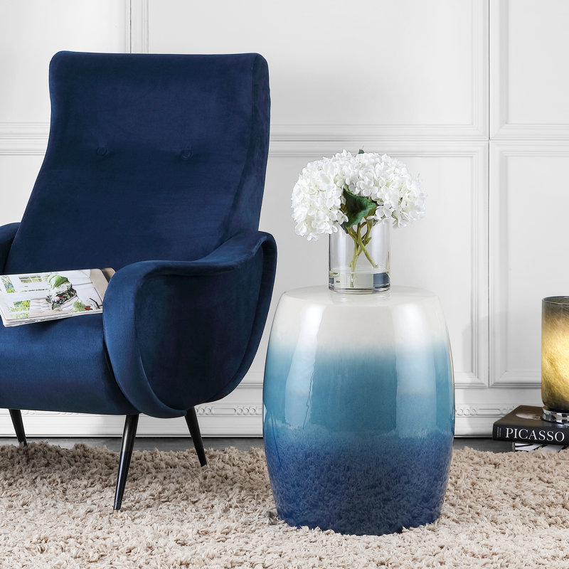 Gangulf Ceramic Accent Stool