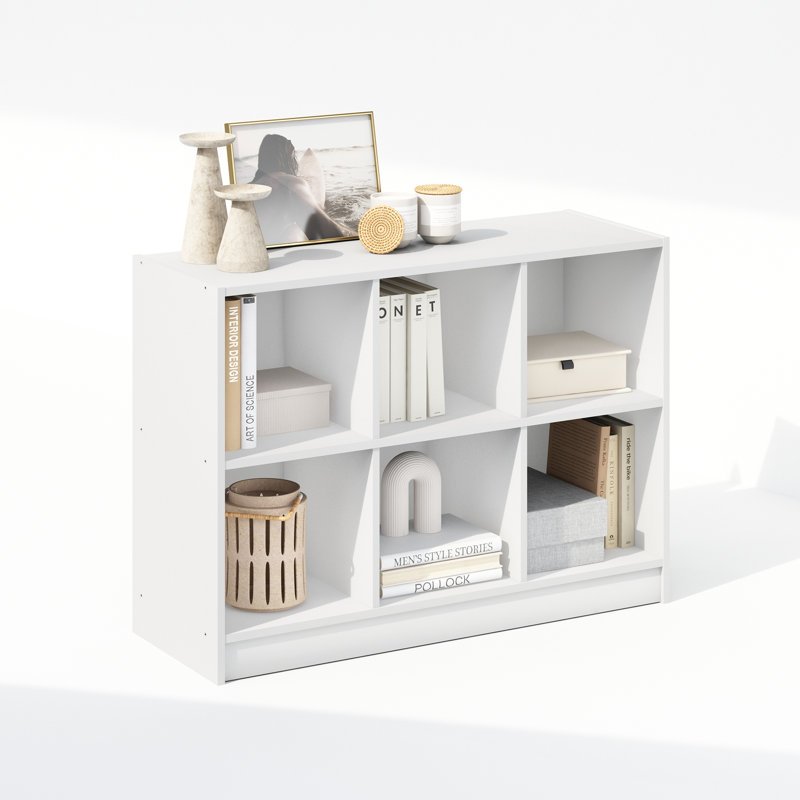 Hannans Book Display Bookcase, White