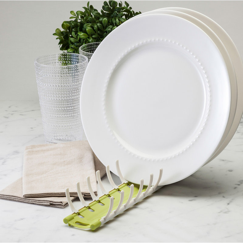 Égouttoir à vaisselle en plastique, Blanc