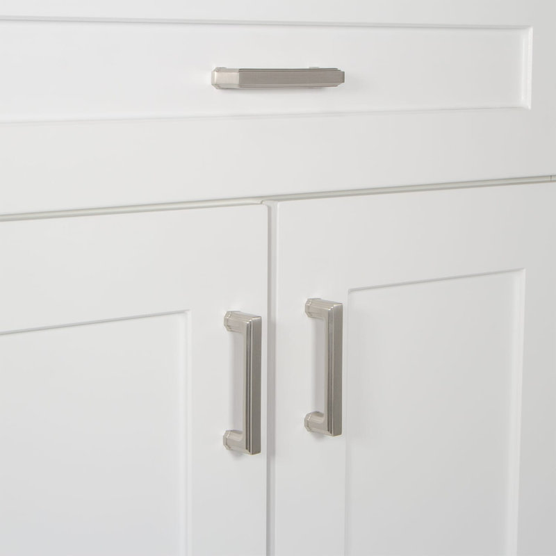 Bar / Handle Pull, 3", Satin Nickel
