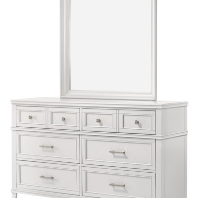 Commode 6 tiroirs (miroir non inclus) (Commode)