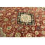 Tapis oriental rouge à motif floral Chobi 9 x 12