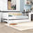 Wood Daybed with Shelves, USB and Trundle-978861735