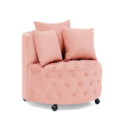 Velvet Upholstered Swivel Chair For Living Room,Accent Chair,living room chair