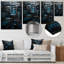 - Décoration murale en métal formes abstraites-99557020