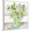 «Watercolor Lemons in Mason Jar Shiplap» par Tre Sorelle Studios, reproduction d'art sur toile encadrée-109519592