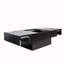 Table basse avec plateau coulissant